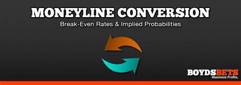 moneyline bet calculator - money line conversion chart.